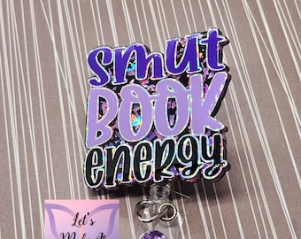 Smut Book Energy Retractable Badge Reel