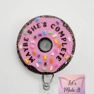 Labor and Delivery Donut Retractable Badge Reel