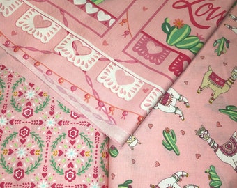 Llama Linen Fabric Curtain Upholstery Craft Quilting Patchwork Cushion LAMA
