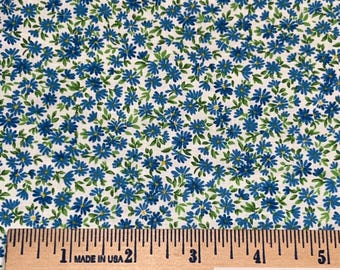 MODA Wildflowers 2024 100% cotton fabric by the yard 36x44 33776 11 Cloud white background - looks like those little tiny daisies you see