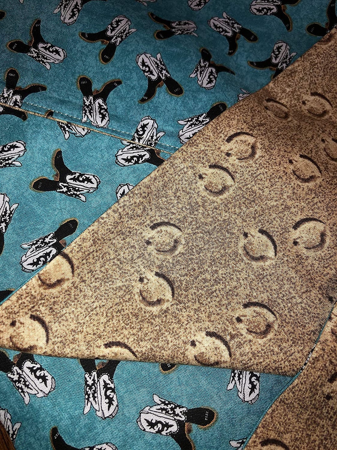 Reversible Fabric Standard Shopping Cart Handle Protector or Walker