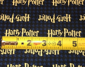 Camelot Harry Potter 100% cotton fabric by the yard Houndstooth background - CAM23800214WM01