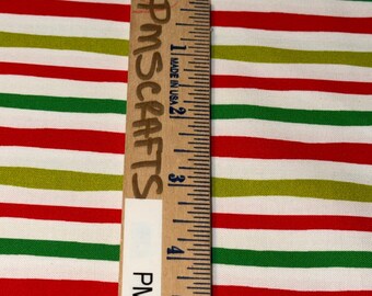 RK Grinch Stole Christmas Grinch stripes 100% cotton fabric by the yard 36 x 44 ADE-20999-223 - licensed print that is awesome!