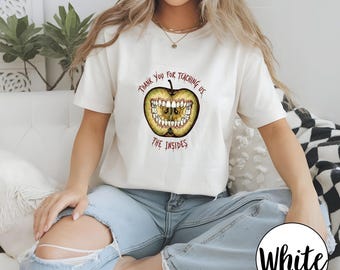 Bone Apple Teeth T-Shirt, Magnus Archives, Horror Fan Gift