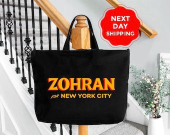 Zohran Mamdani for Mayor 100% Cotton Tote Bag