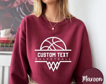 Basketball Team Name Shirt Personalized Basketball Shirt, Custom Basketball Shirt, Game Day Shirt Basketball Mom Shirt Basketball Lover Gif