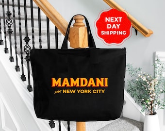 Zohran Mamdani for Mayor 100% Cotton Tote Bag