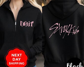 Kpop Stray Kids Doit Full Zip Sweatshirt