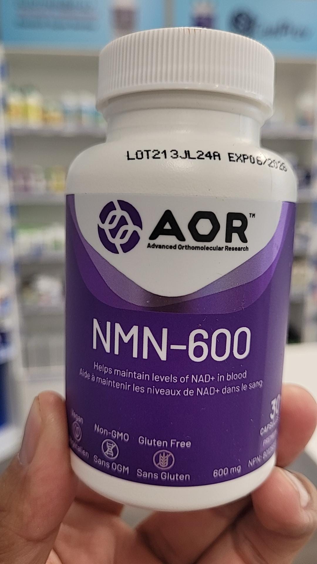 AOR NMN-600 30caps - Etsy Denmark