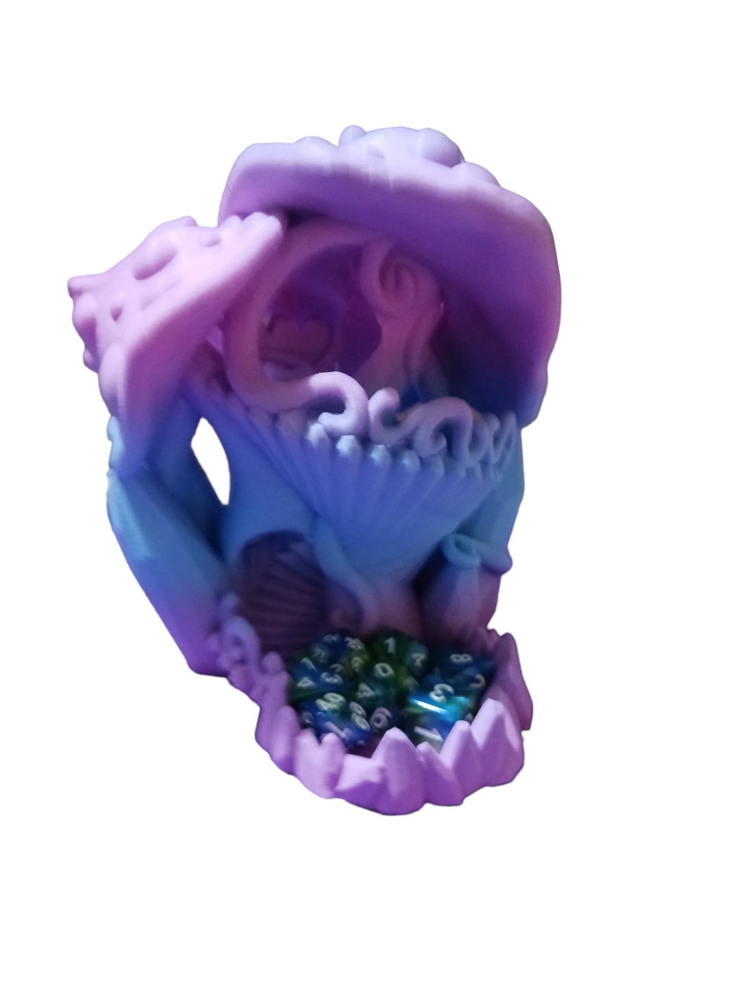 Mushroom Dice Tower Dice Roller Mushroom Fairy House Dice Etsy