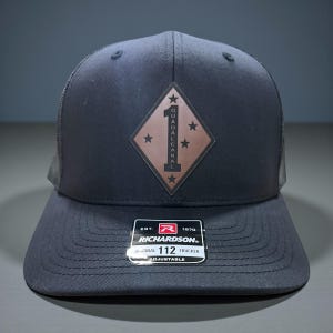 1st Marine Division Patch Hat