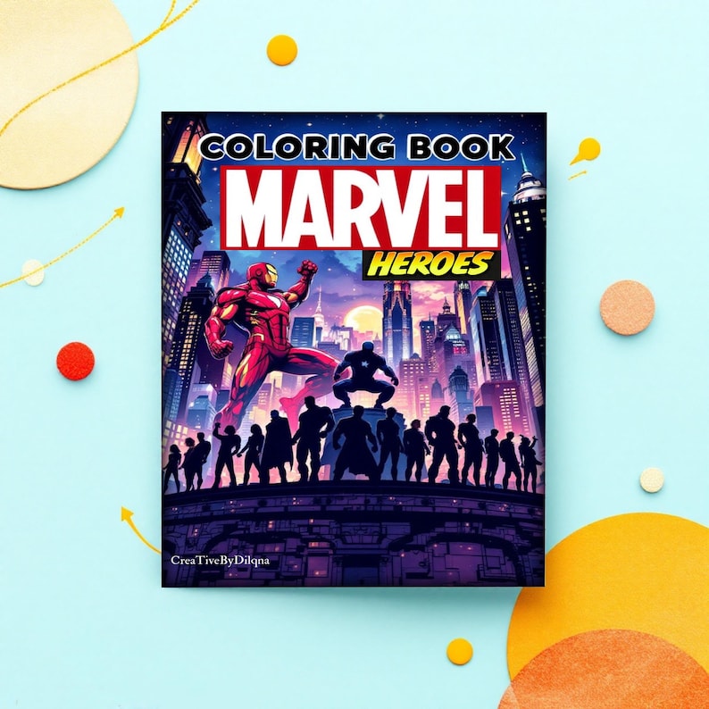 30 Marvel Heroes Printable Coloring Pages, Coloring Book, for Kids and ...