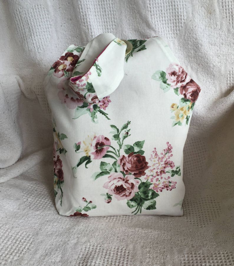 Project Bag Grommet Bag,Tote-Pink Roses