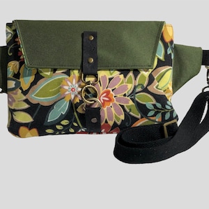Crossbody Bag, Haralson Belt Bag Water Resistant Ottertex Canvas