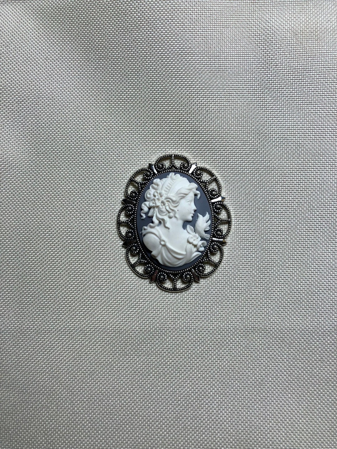 Victorian Lady Shawl Brooch Sweater Clip Etsy