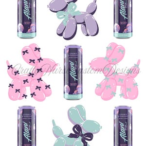 Alani Balloon Dog PNG, Alani Digital Design, Alani Coquette png, Girl png, Trending PNG, Alani Fans png, cosmic stardust alani png