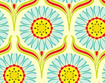 Heather Bailey - Pop Garden - Pop Daisy in Red - #HB02 - RARE, OOP - 100% cotton - 33 inches