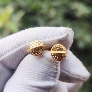 925 Sterling Silver Planet Stud Earrings For Women&#39;s