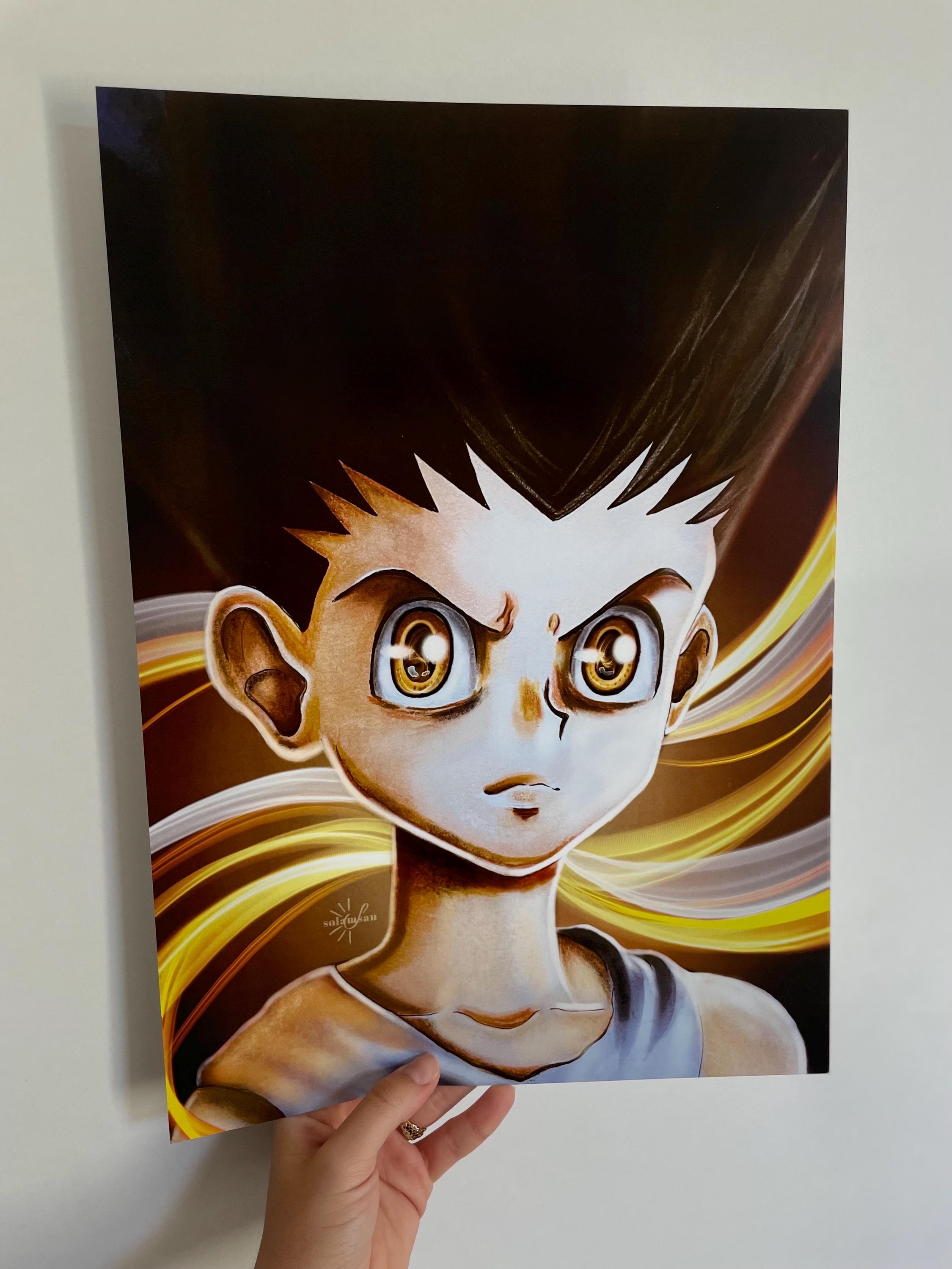 フレーム付き】 A3ポスター ハンター×ハンター 原作イラスト マンガ