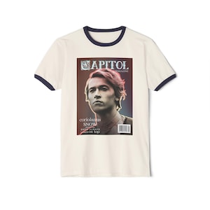 Coriolanus Snow capitol magazine Shirt, Tom Blyth ringer T-shirt, Coriolanus Snow Tee, Tom Blyth t-shirts