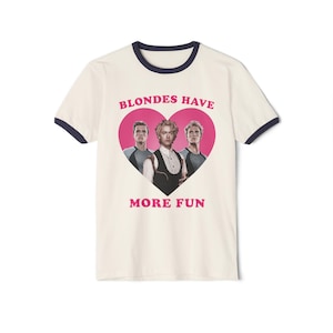 Blondines hebben meer plezier Corio Peeta Finnick Shirt, Tom Blyth Josh Hutcherson Finnick Odair ringer T-shirt, Sam Claflin Tee, Tom Blyth t-shirts