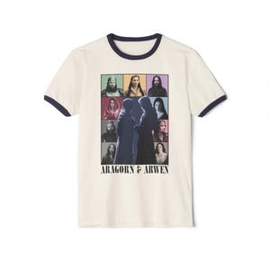 Aragorn and Arwen The Eras Tour Shirt, Aragorn and Arwen Ringer T-shirt, Aragorn Tee, Arwen Undómiel t-shirts