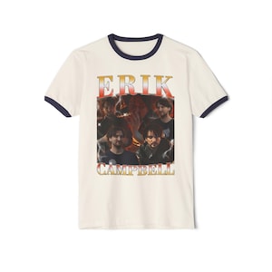 Erik Campbell Tee, Erik Campbell vintage bootleg ringer T-shirt, Erik Campbell shirt, Erik Campbell Bloodlines t-shirts