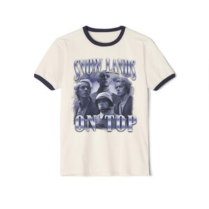 Bootleg Snow lands on top Shirt, Tom Blyth ringer T-shirt, Coriolanus Snow Tee, Tom Blyth t-shirts