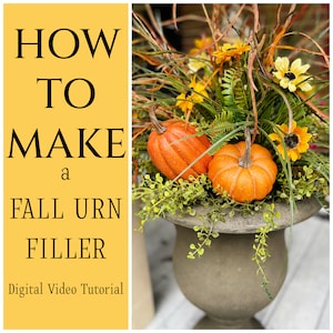 Wie erstelle ich einen Herbst-Blumentopf, DIY-Herbst-Urne, DIY-Pflanzgefäß
