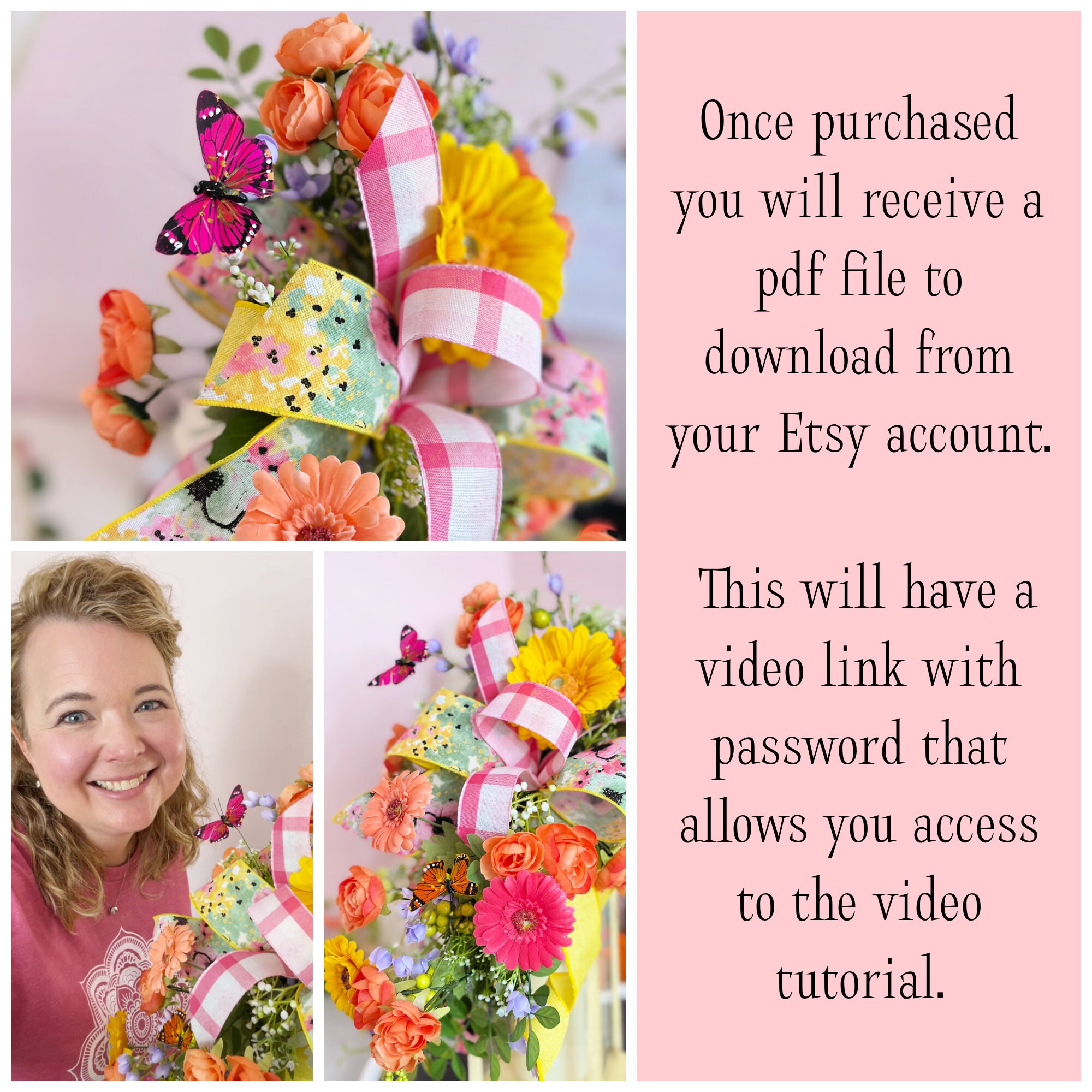 How to Make a Spring Lantern Swag, DIY Spring Swag, DIY Holiday Decor ...