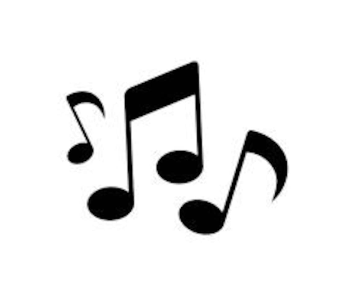 Music Notes SVG File - Etsy