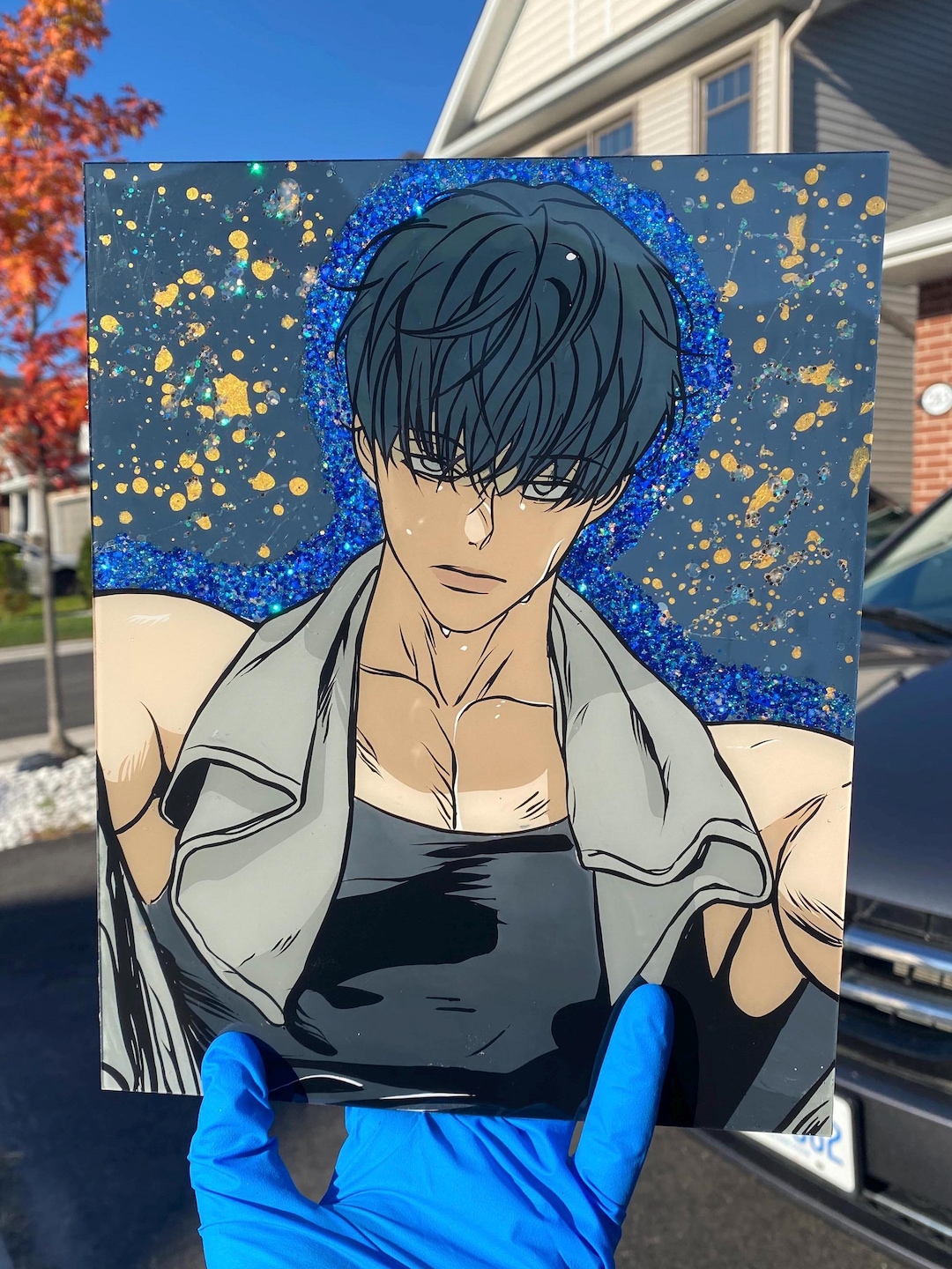 Taeha From Tears on a Withered Flower Glass Painting - Etsy
