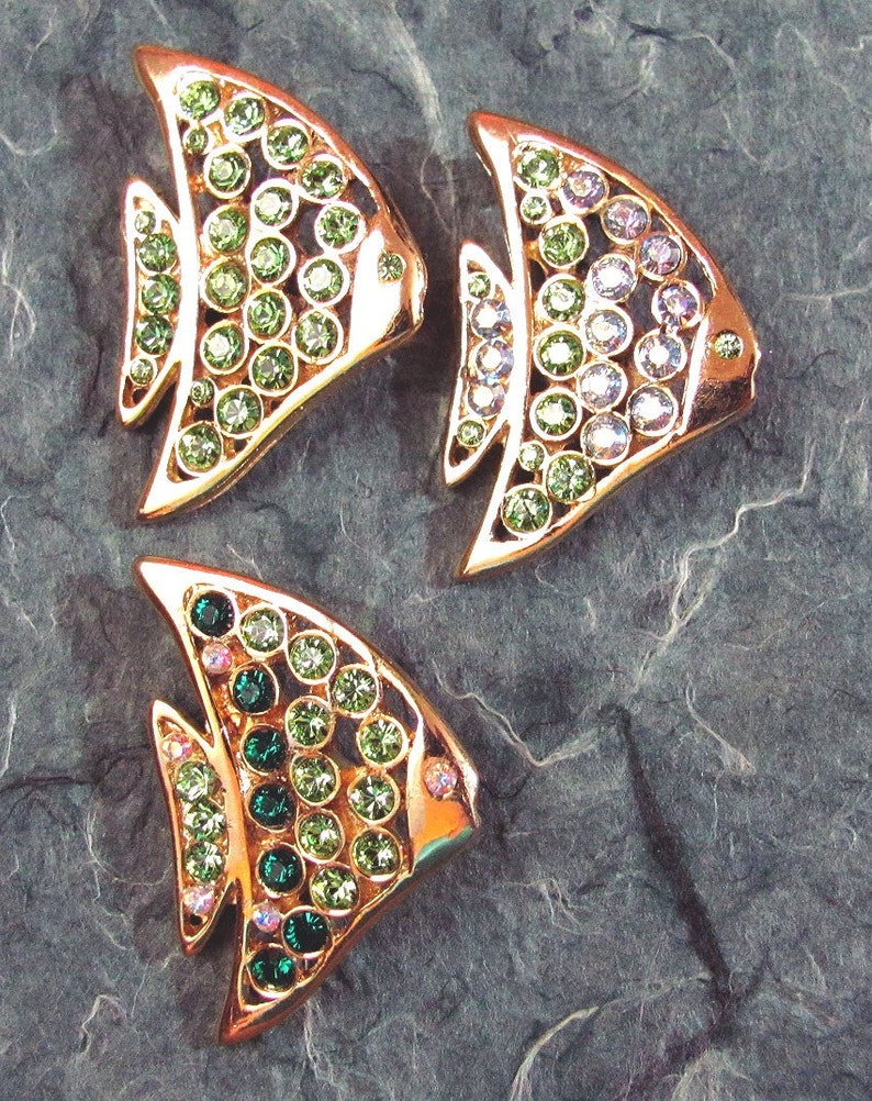 3 Fish Brooch Pin Findings 1.5 Inch - Etsy
