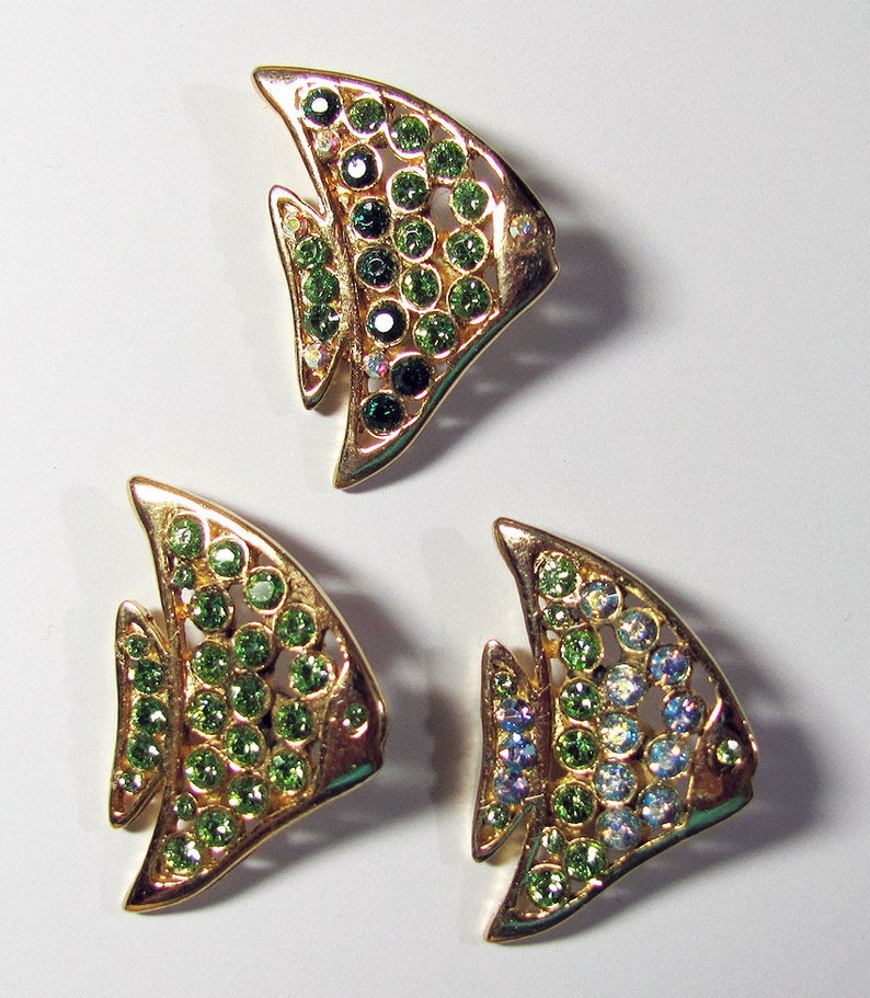 3 Fish Brooch Pin Findings 1.5 Inch - Etsy