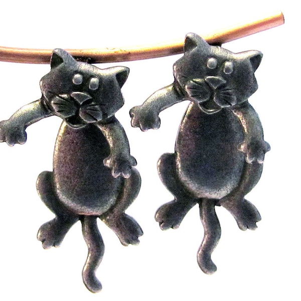 Cat Earrings Etsy