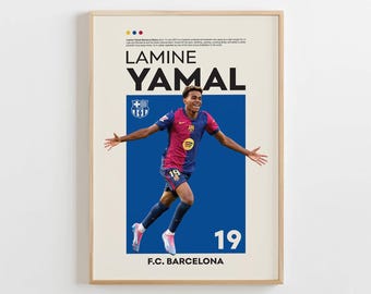 ラミン・ヤマル 直筆サイン入り スペイン サッカー 写真 サイン