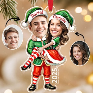 Custom Photo Funny Caricature Acrylic Ornament