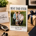 Custom Photo Building Block: Personalized Dad Picture Brick Puzzle, Father's Day Gift for Dad from Kids, Dad Birthday Gift, Gift for Husband product logo