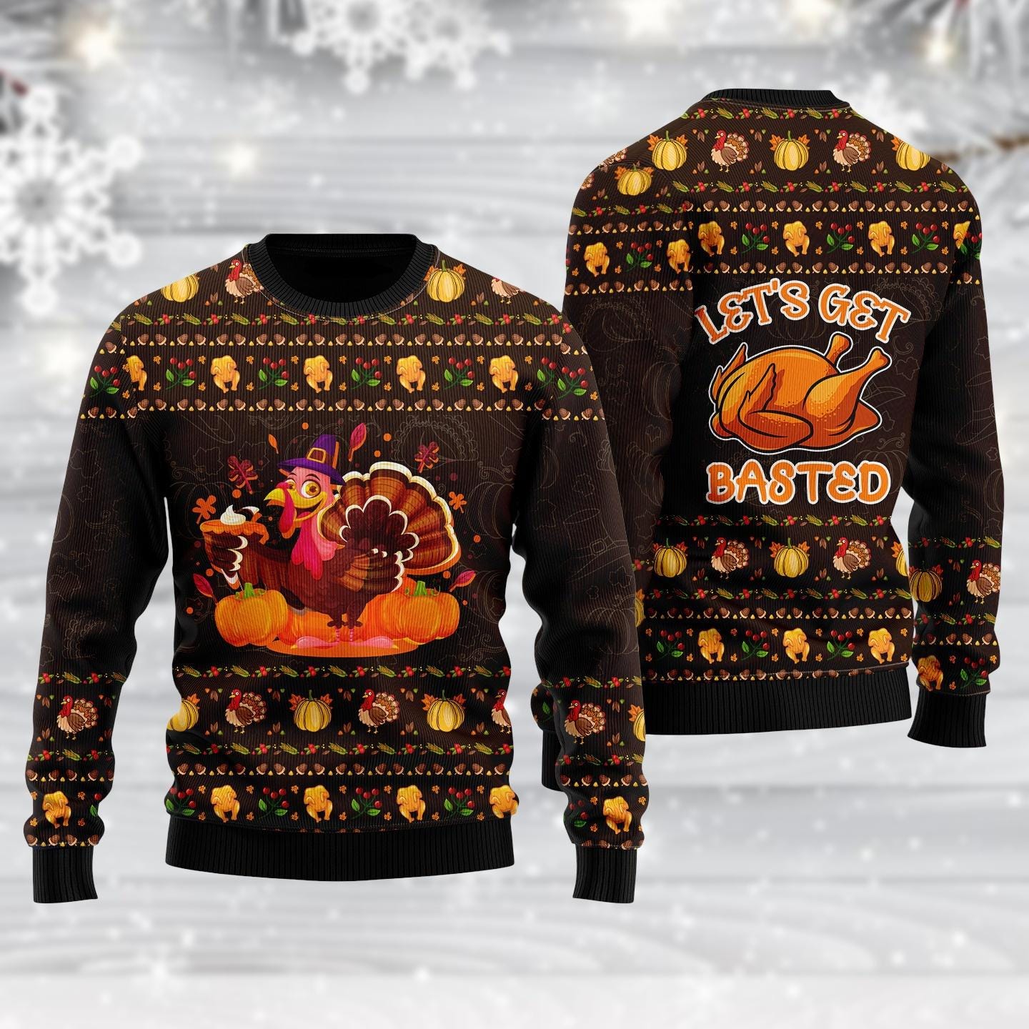 Discover Thanksgiving Ugly Christmas Sweater, Holiday Sweater, Thanksgiving Party Gift, Novelty Xmas Sweater