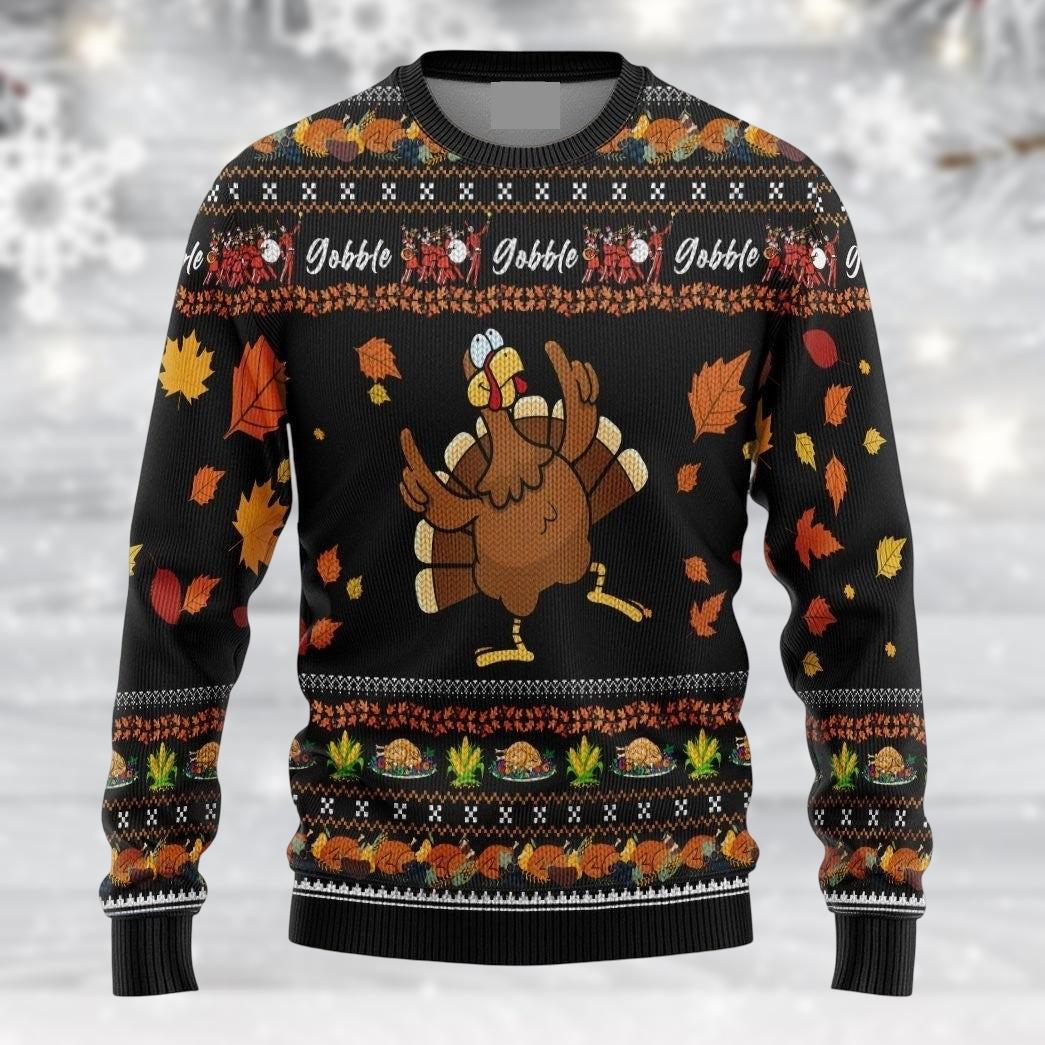 Discover Thanksgiving Ugly Christmas Sweater, Turkey Sweater, Fall Harvest Sweater, Autumn Thanksgiving Sweater