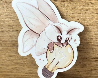Mottenstickers | Cottagecore-heksenstickers | Gotische decoratie | Insectenstickers