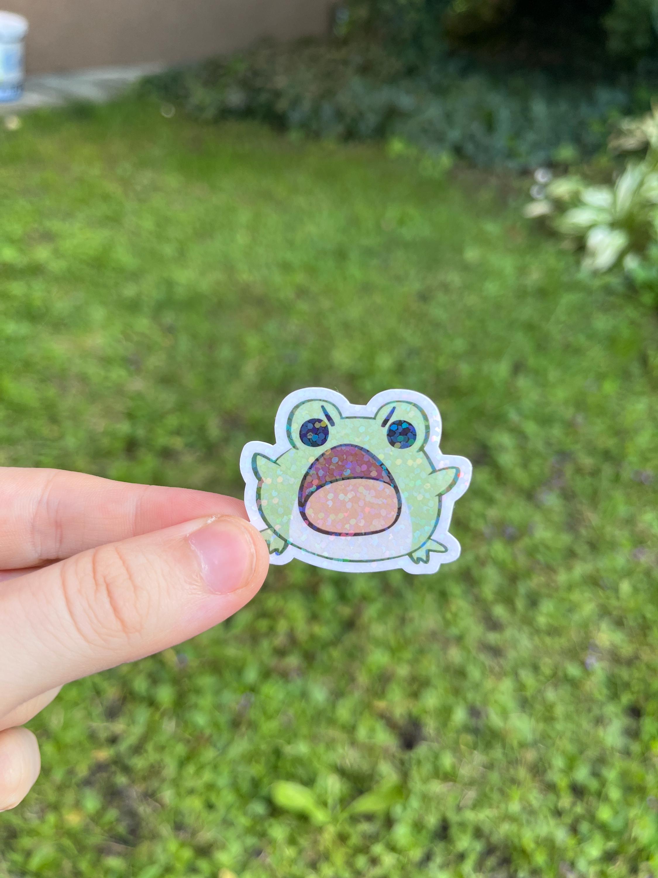 Frog Stickers - Funny, Waterproof Vinyl Decals for Laptop, Water Bottle ...