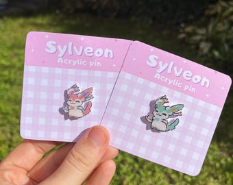 Eeveelution Pins | Pokepins Pkmn inspired | Shiny Sylveon, Umbreon, Vaporeon, Glaceon, Espeon, Leafeon, Jolteon, Flareon