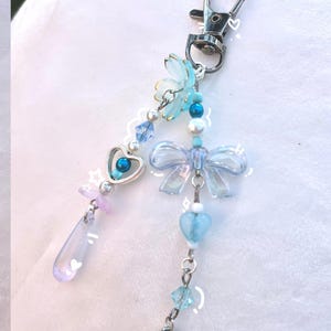 Kokette rosa Handycharme Süß Handyanhänger y2k Geschenkideen Perlen Handyanhänger Fairycore ästhetisches Geschenk für ihren Kpop Bindercharme