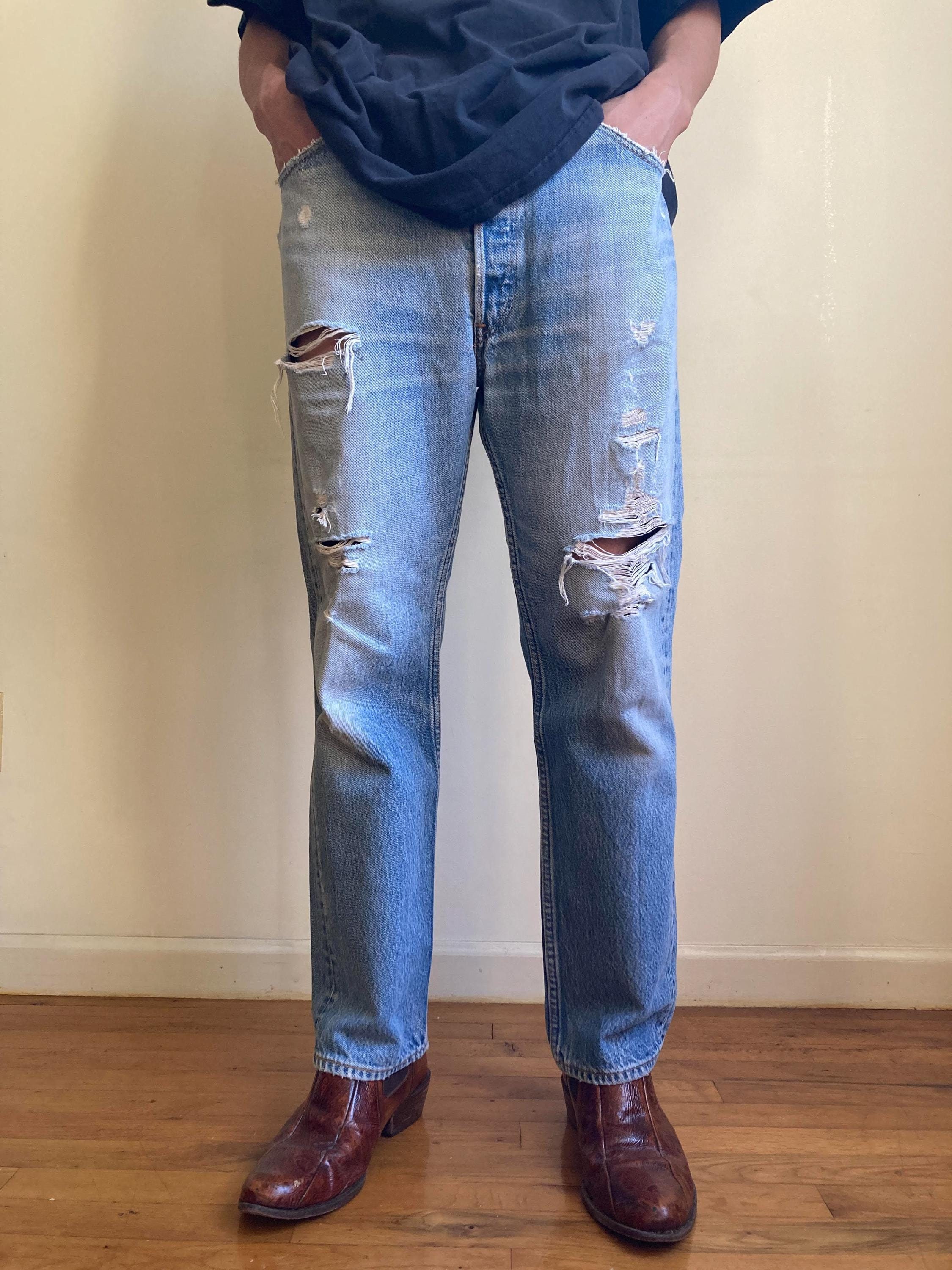 Damage Jeans - Etsy