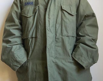 Vintage 70s/80s US Army Military M-65 Field Jacket Small