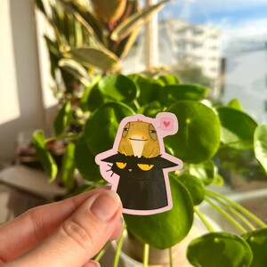 Sticker amour crapaud