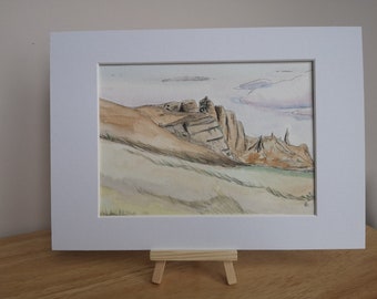 Original Watercolour - Old Man of Storr, Isle of Skye