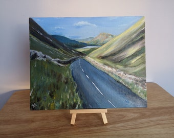 Kirkstone Pass, Lake District - Original Acrylic Painting 10x8