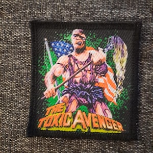 Toxic Avenger patch, movie, horror